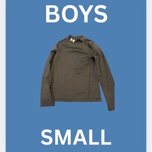 UNDER ARMOUR BLACK FLEECE LINED L/S